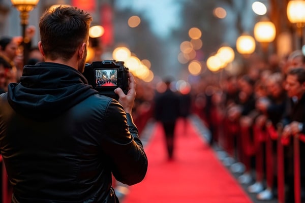 Event photography at a large celebration